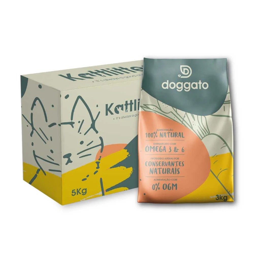 Pack Poupança &#8211; Areia Aglomerante Tofu + Grain Free Salmão 3kg